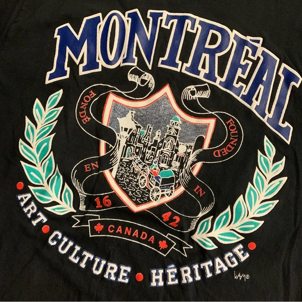 90s vintage Montreal layered tee - Picture 5 of 5